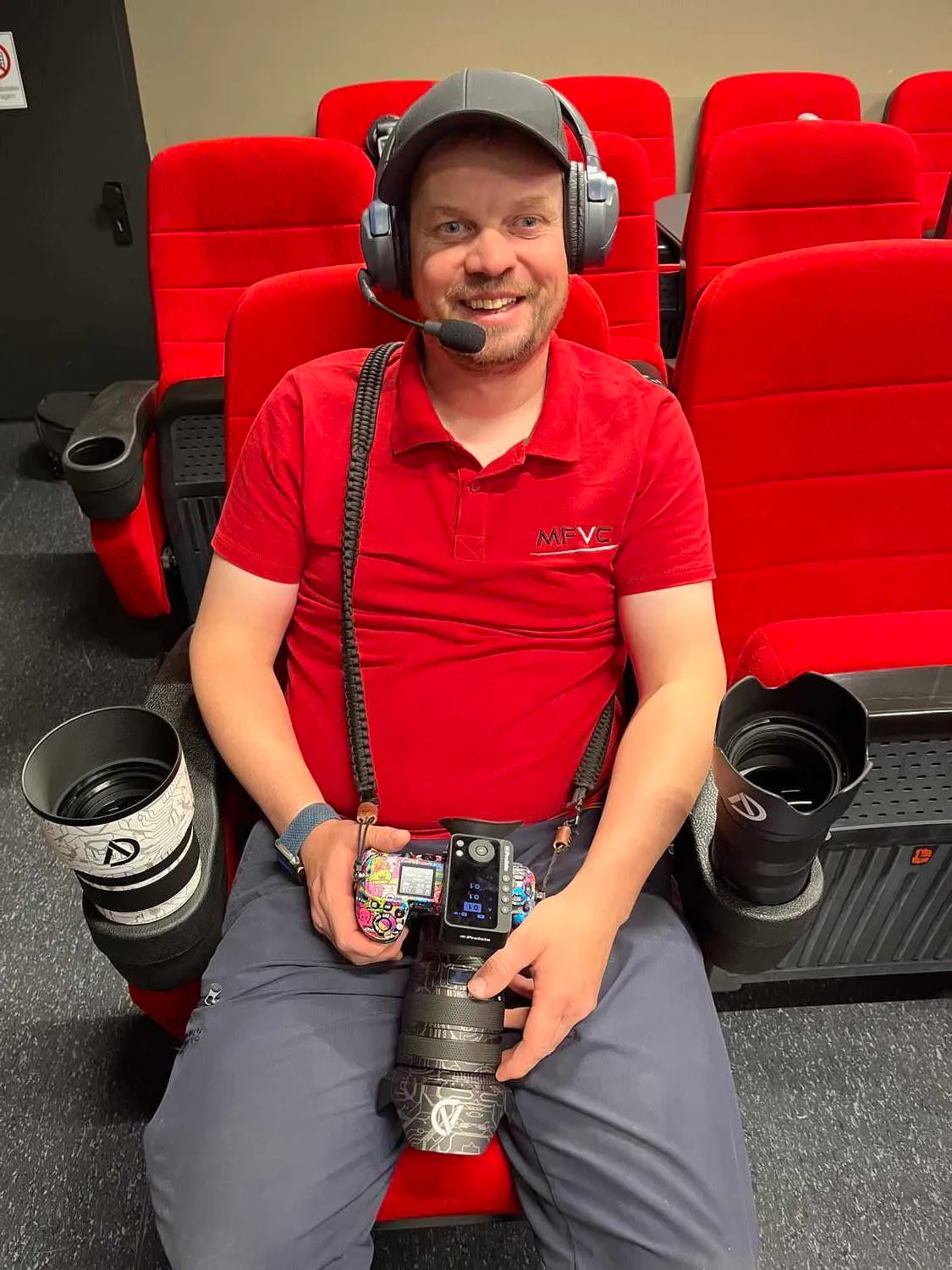 Dreharbeiten beim Münchener Film und Video Club 2023